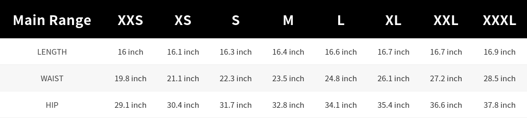 SIZE GUIDE