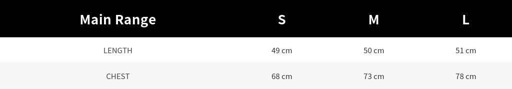 SIZE GUIDE