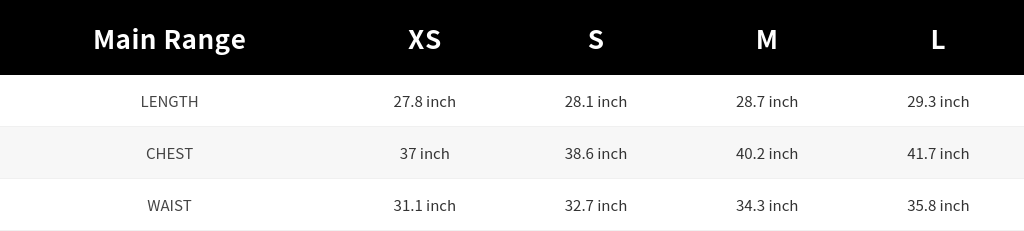 SIZE GUIDE