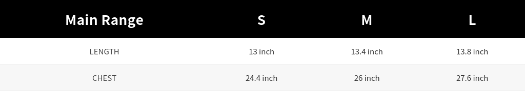 SIZE GUIDE