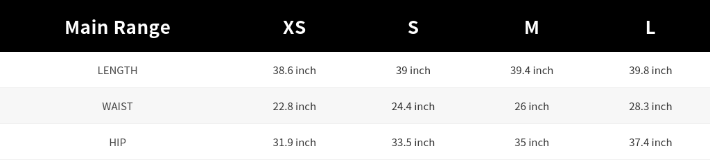 SIZE GUIDE