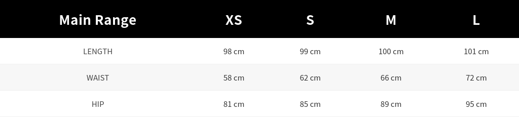 SIZE GUIDE