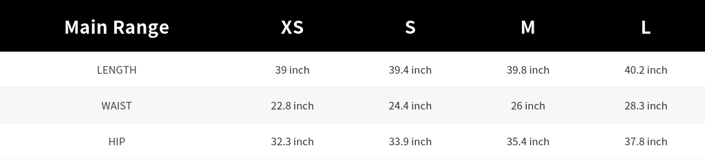 SIZE GUIDE