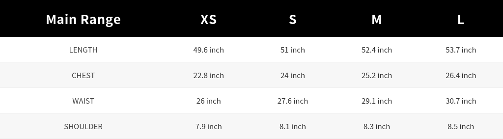 SIZE GUIDE