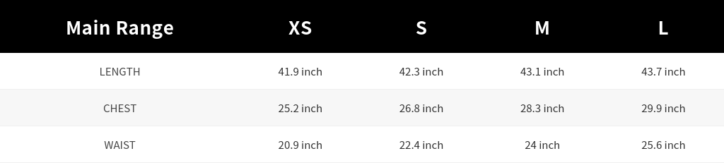 SIZE GUIDE