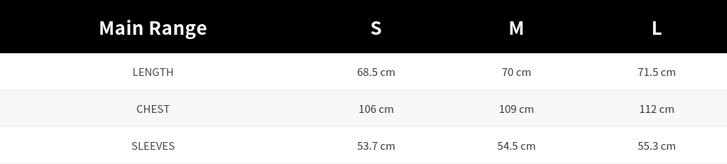 SIZE GUIDE