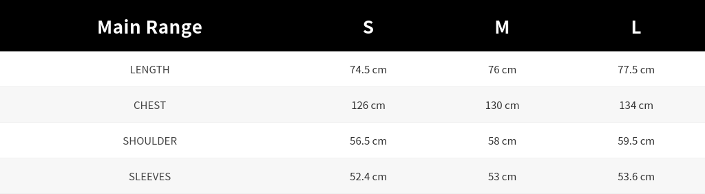 SIZE GUIDE