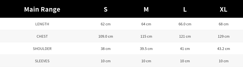 SIZE GUIDE