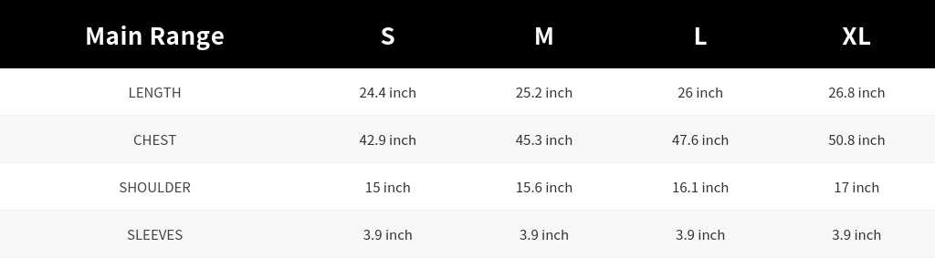 SIZE GUIDE