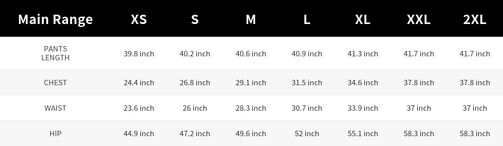 SIZE GUIDE