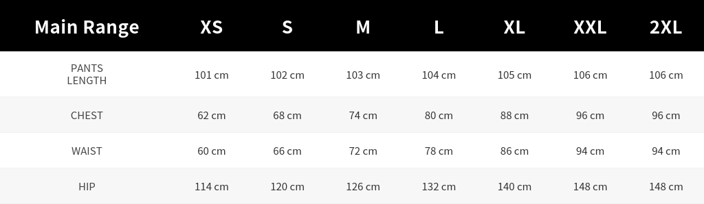SIZE GUIDE