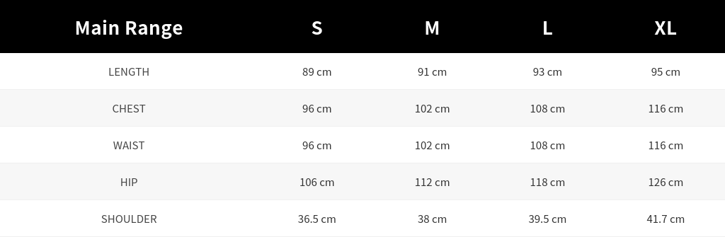 SIZE GUIDE