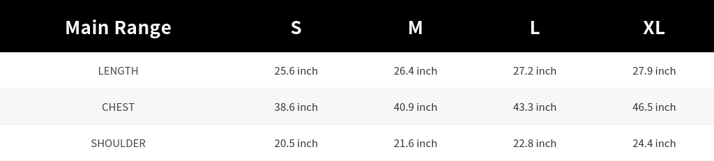SIZE GUIDE
