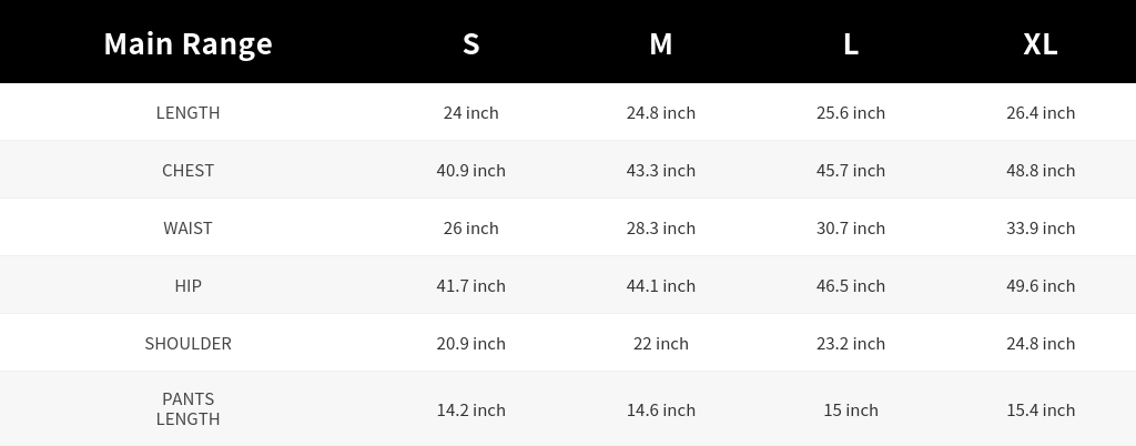 SIZE GUIDE