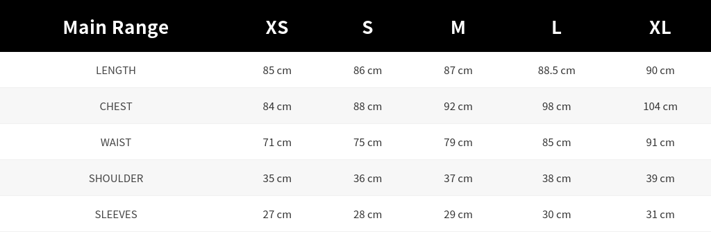 SIZE GUIDE