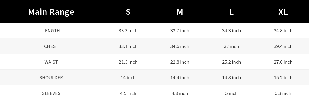 SIZE GUIDE