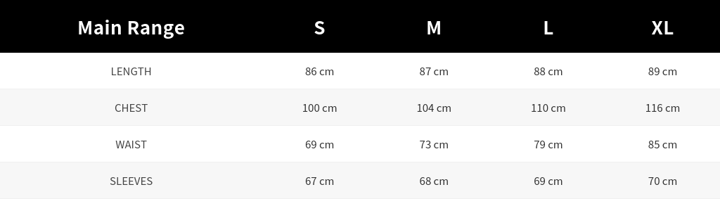SIZE GUIDE