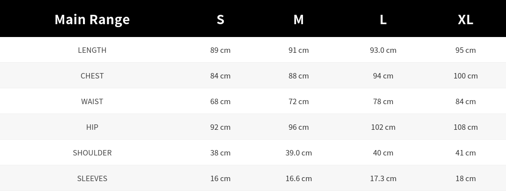SIZE GUIDE