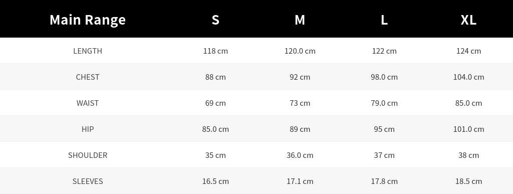 SIZE GUIDE