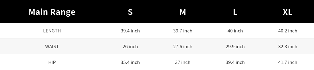 SIZE GUIDE