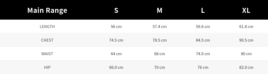 SIZE GUIDE