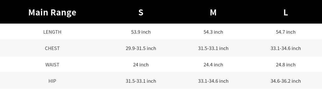 SIZE GUIDE