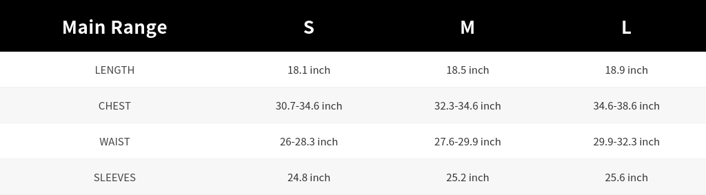 SIZE GUIDE