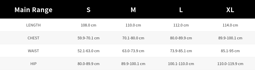 SIZE GUIDE