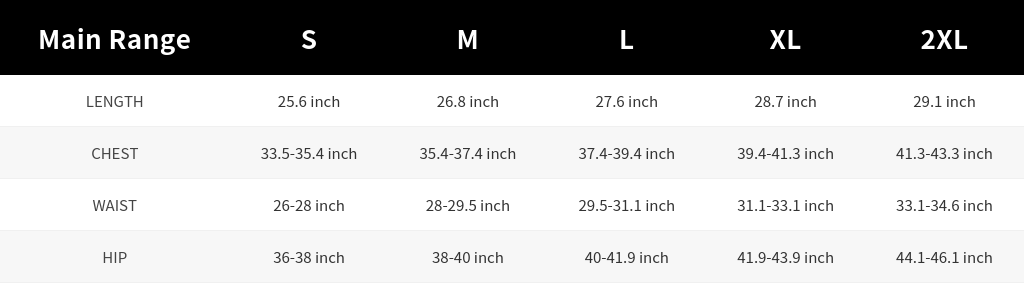 SIZE GUIDE