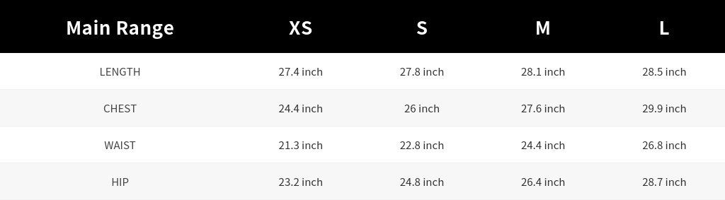 SIZE GUIDE