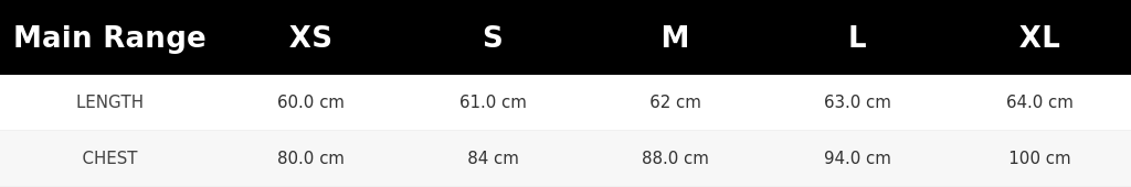 SIZE GUIDE