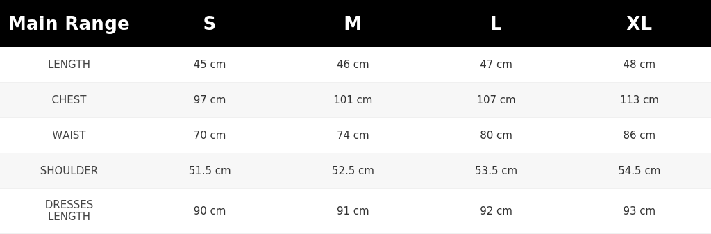 SIZE GUIDE