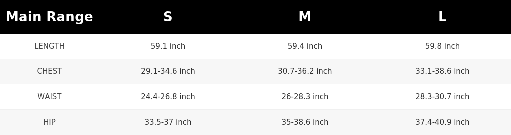 SIZE GUIDE
