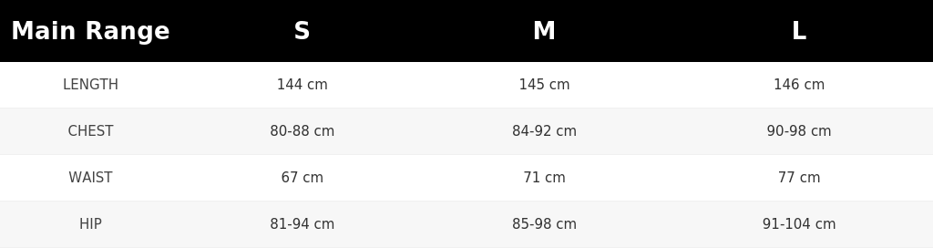 SIZE GUIDE