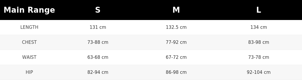 SIZE GUIDE