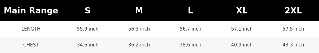 SIZE GUIDE