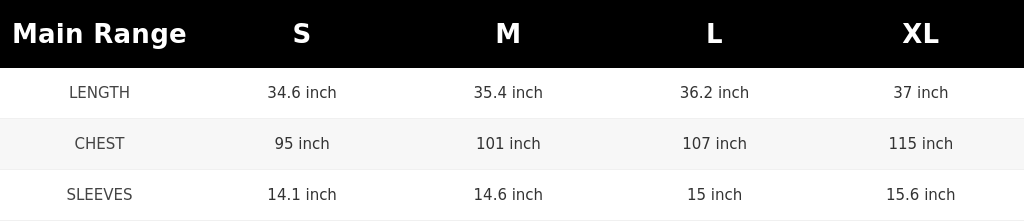 SIZE GUIDE