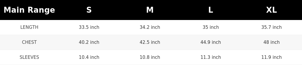 SIZE GUIDE