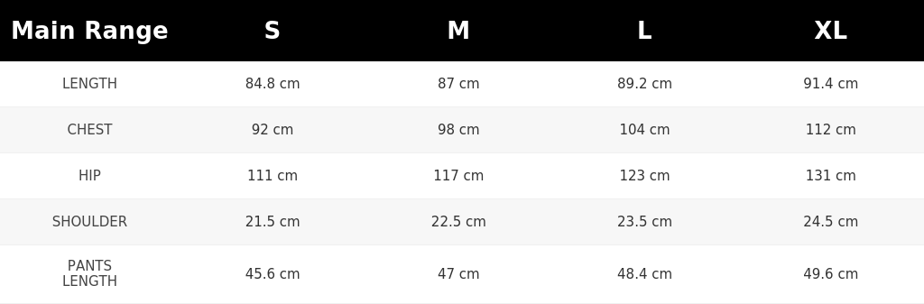 SIZE GUIDE