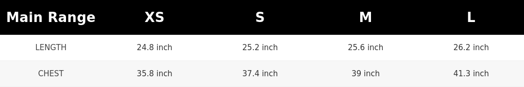 SIZE GUIDE