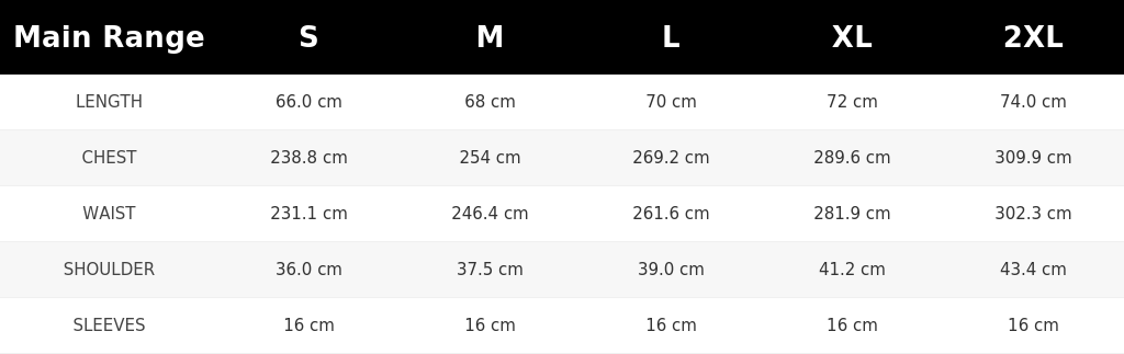 SIZE GUIDE