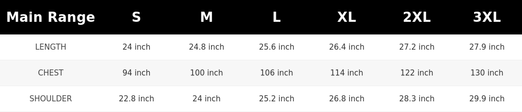 SIZE GUIDE