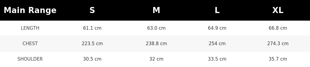 SIZE GUIDE