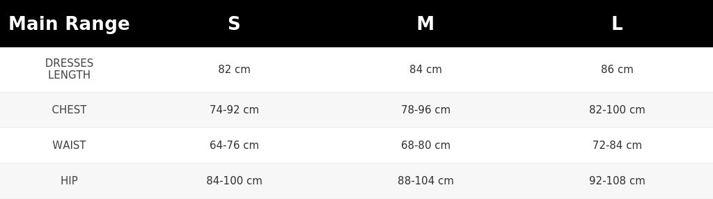SIZE GUIDE