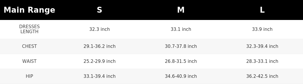 SIZE GUIDE