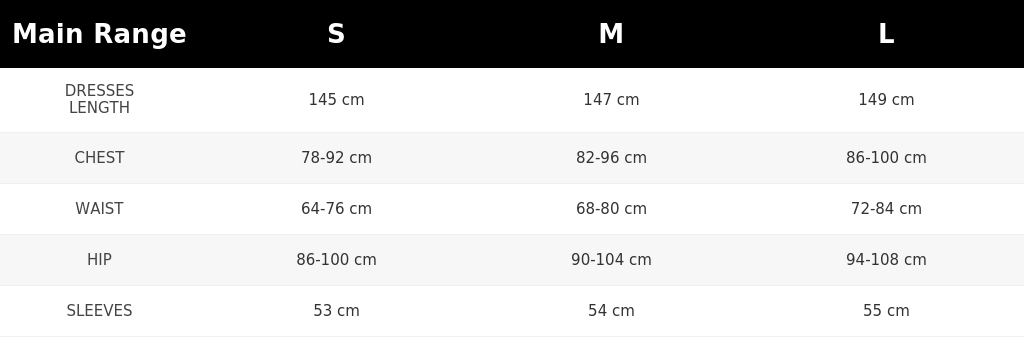 SIZE GUIDE