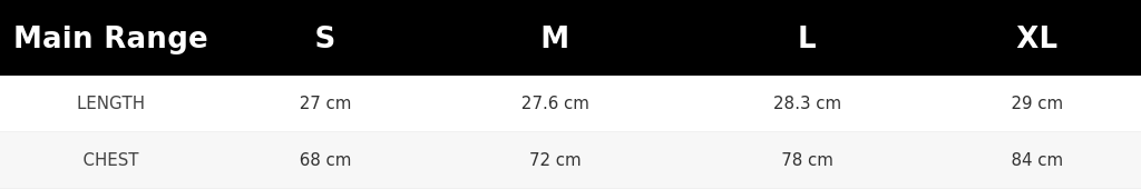 SIZE GUIDE