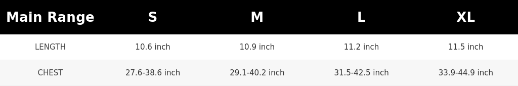 SIZE GUIDE