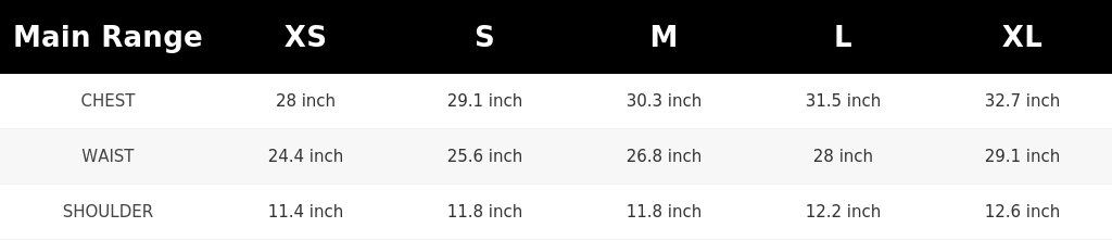 SIZE GUIDE