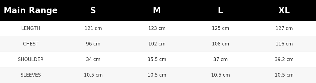 SIZE GUIDE